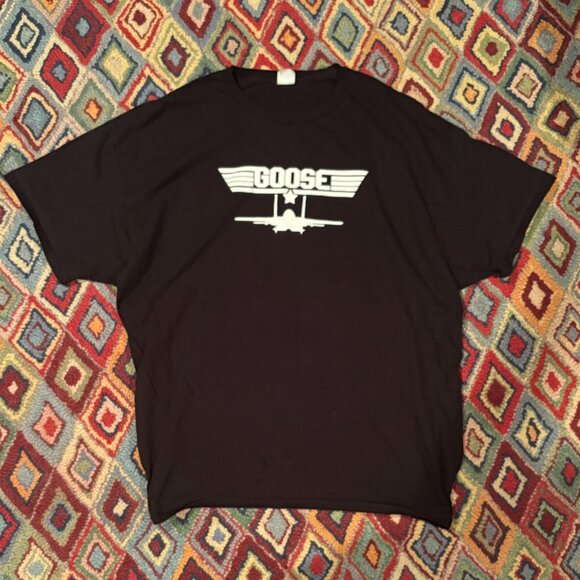 Hanes Other - Top Gun “Goose” Black Tee
